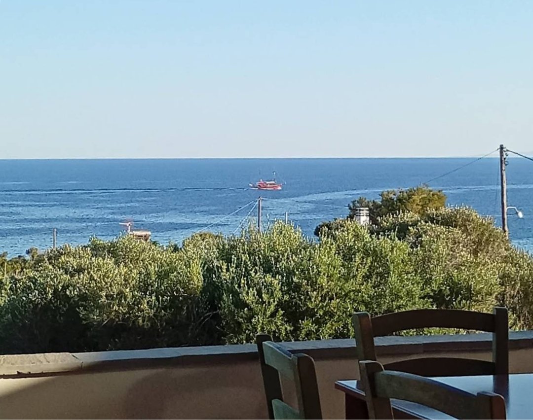 The panoramic view from our exterior dining area.
